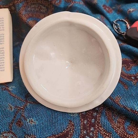 The House Of Webster Ceramics Prussian Covered Biscuit Jar Roses - Picture 12 of 12